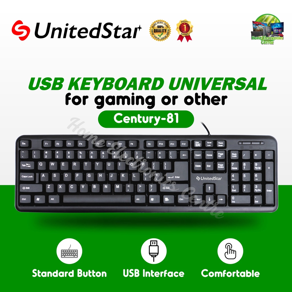 Jual Keyboard USB Termurah Berkualitas Terbaik Keyboard UnitedStar