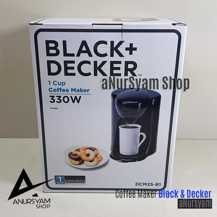 Jual Coffee Maker / Alat Pembuat Kopi / Mesin 1 cup Black Decker DCM25