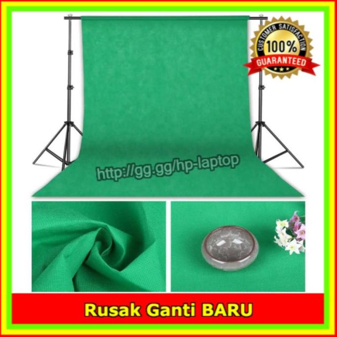 Jual Kain Polos Layar Background Hijau Green Screen Polos Video Foto