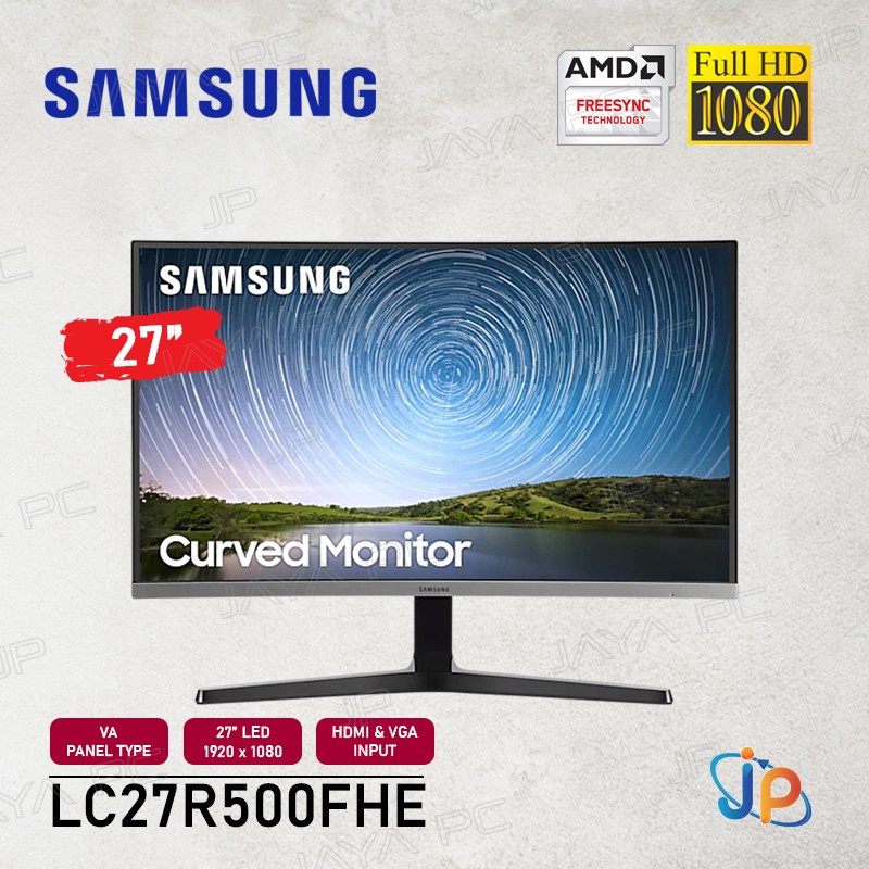 Jual Monitor Samsung LED C27R500/ LC27R500 Curved Full HD 27" Inch