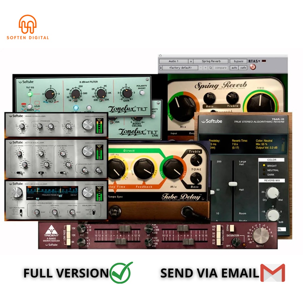Jual Softube 2 Plugins Bundle VST Plugin analo emulation audio