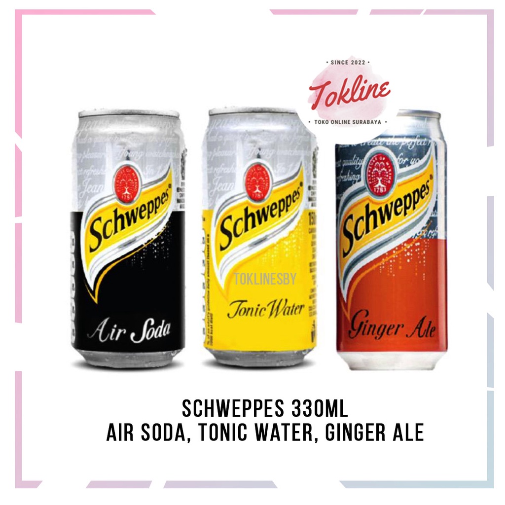Jual [ PAKET ISI 6 ] SCHWEPPES TONIC WATER 250ml GINGER ALE IMPORT