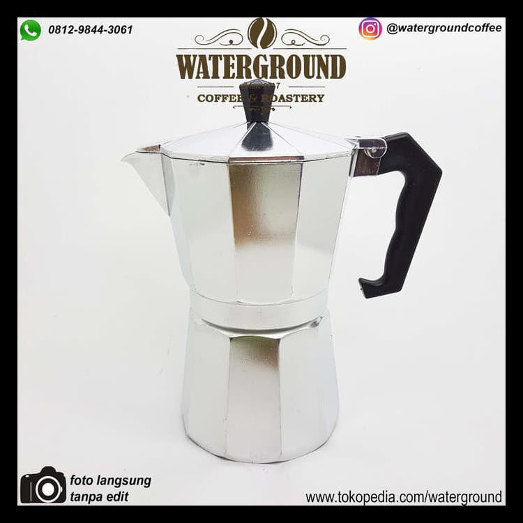 Jual Crema Moka Pot 6 Cup (Brandless Mirip Bialetti) Mokapot