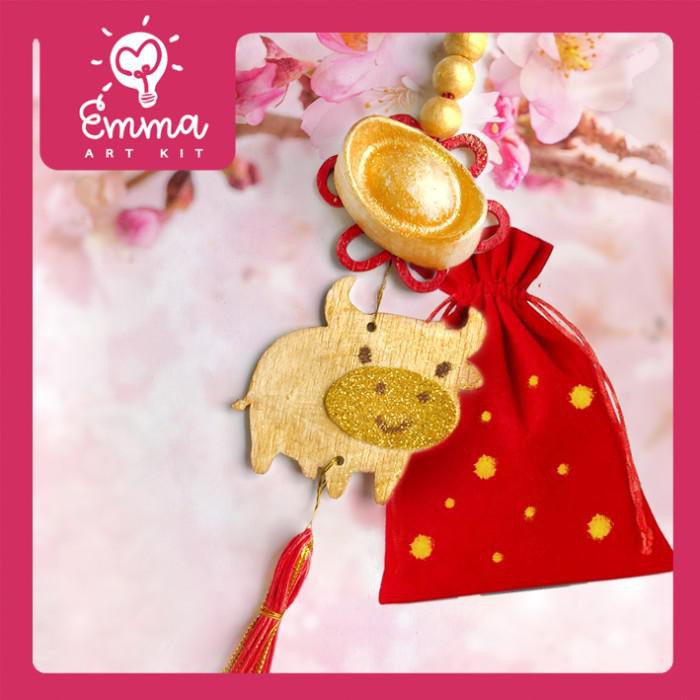 Jual Art / New! Money Pouch Chinese New Year Art Kit (Includes Red