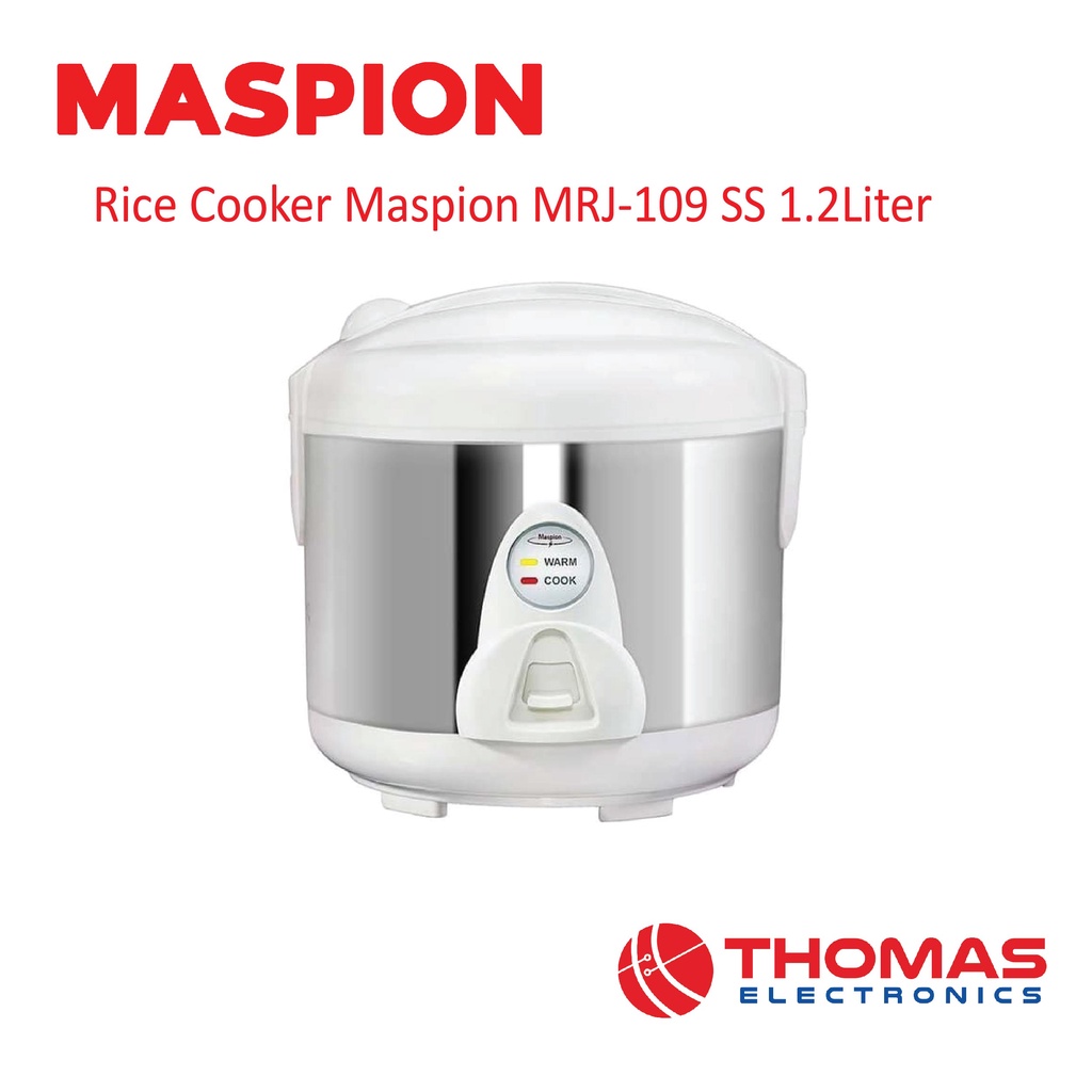 Jual Rice Cooker Maspion MRJ 109 SS 1.2 Liter Penanak Nasi Listrik