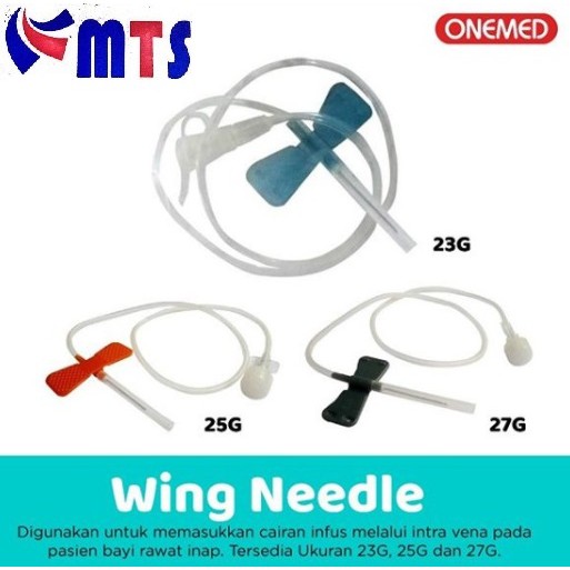 Jual ONEMED NEEDLE WING 23G 25G 27G Shopee Indonesia