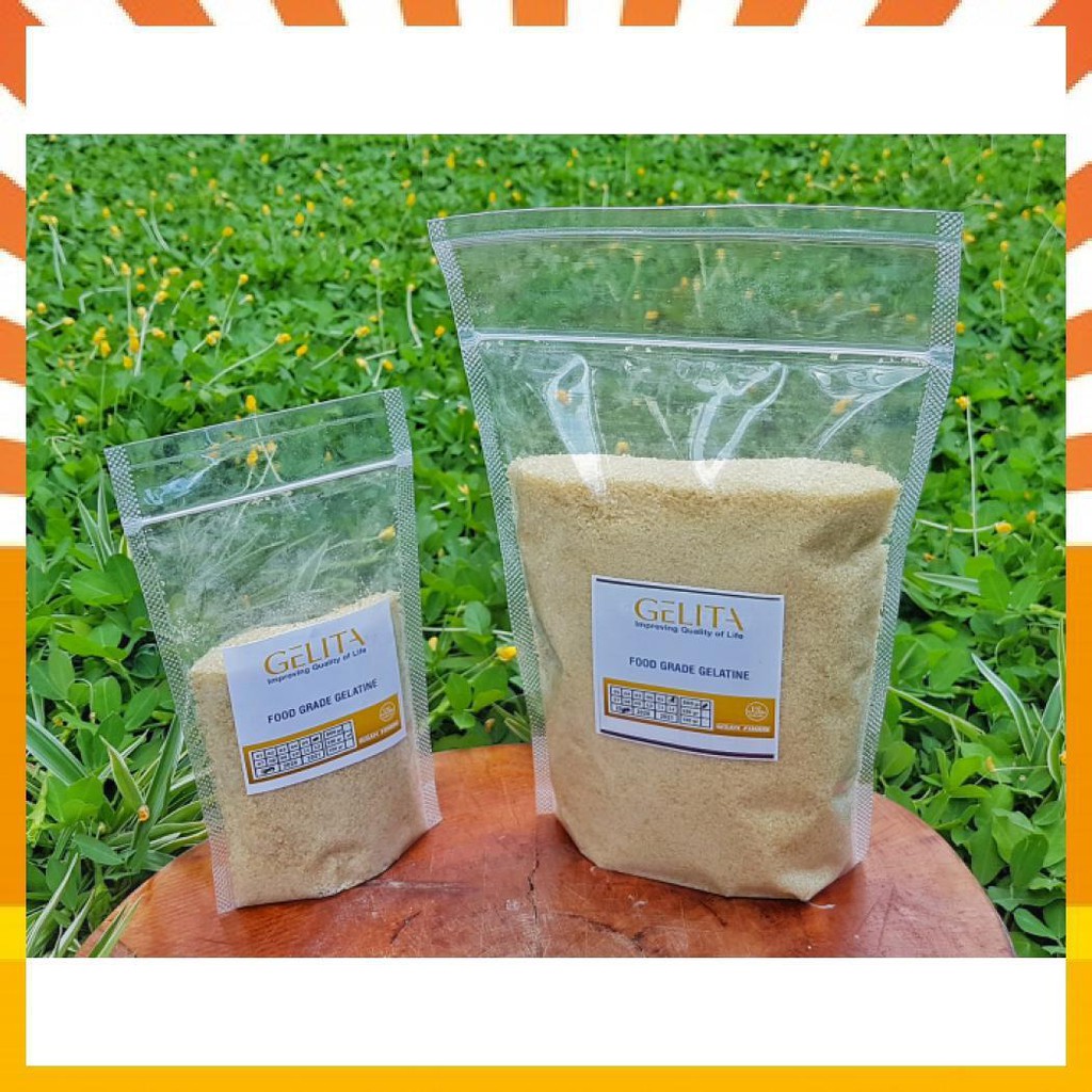 Jual GELATIN HALAL IMPOR AUSTRALIA MERK GELITA 100 GR Shopee Indonesia