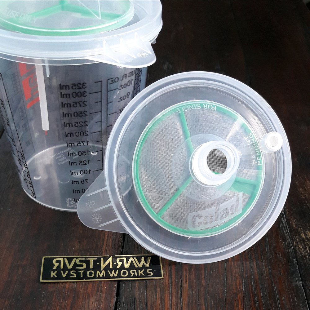 Jual Tutup Gelas Takar Cat 350ml Paint Mixing Cup Snap Lid COLAD