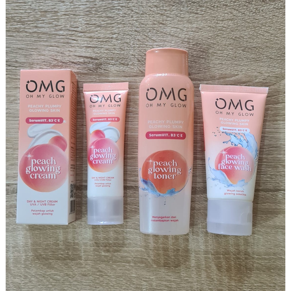 Jual OMG OH MY GLOW PEACH GLOWING SERIES / OMG SKINCARE / OMG Shopee