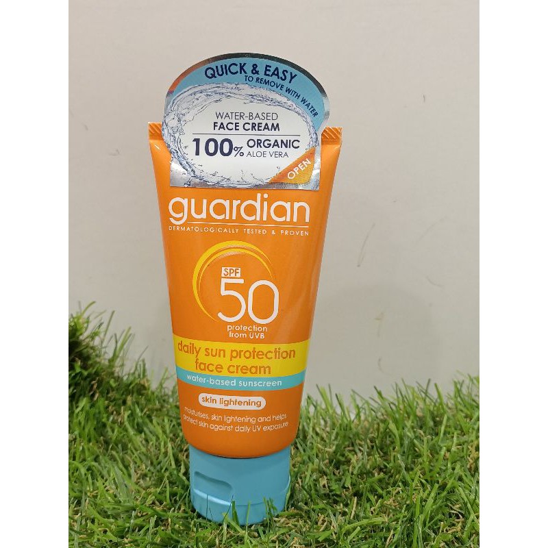 Jual Guardian Sunscreen Spf 50 50ml Shopee Indonesia