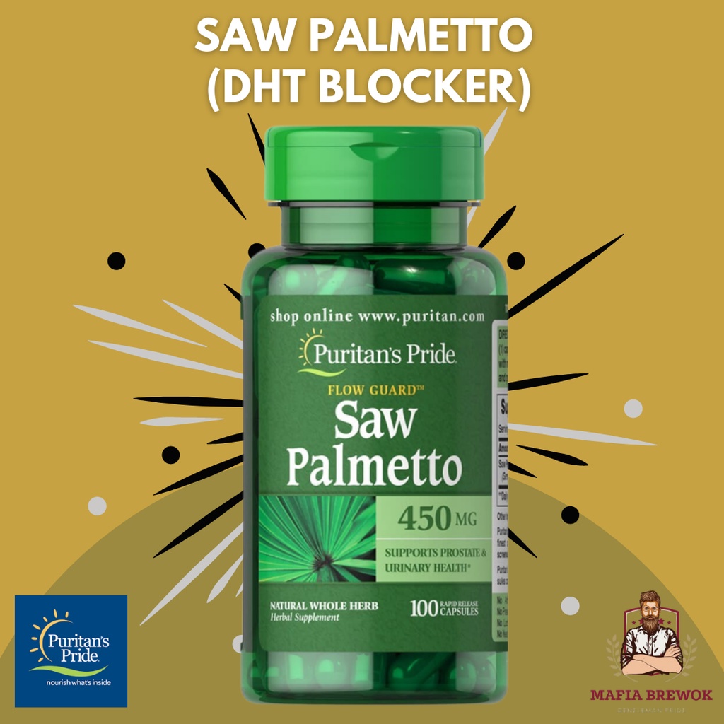 Jual Minoxidil + DHT Blocker Saw Palmetto I DHT Blocker Finasteride