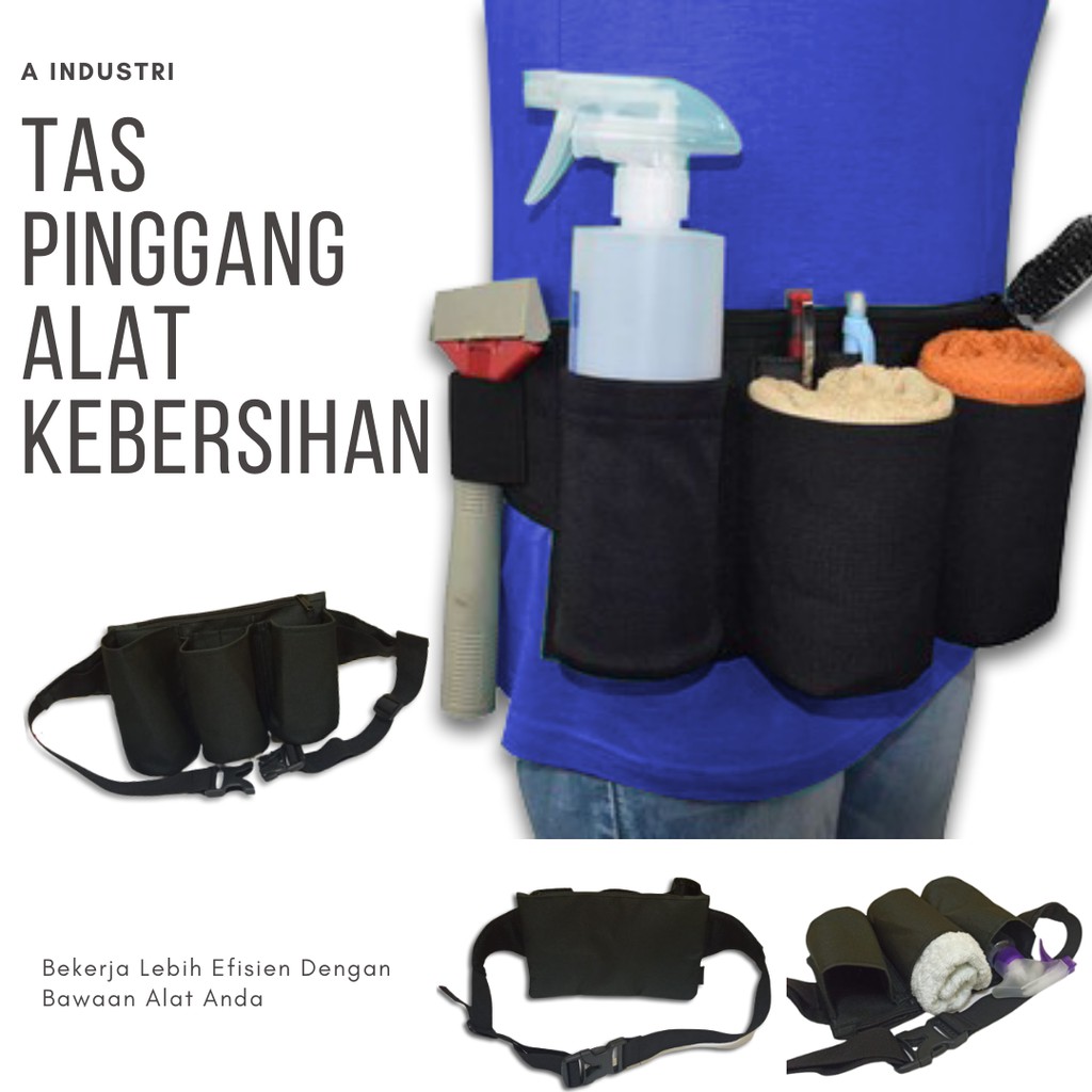 Jual Tas Pinggang Cleaning Servis Alat Kebersihan Caddy Bag Cleaning