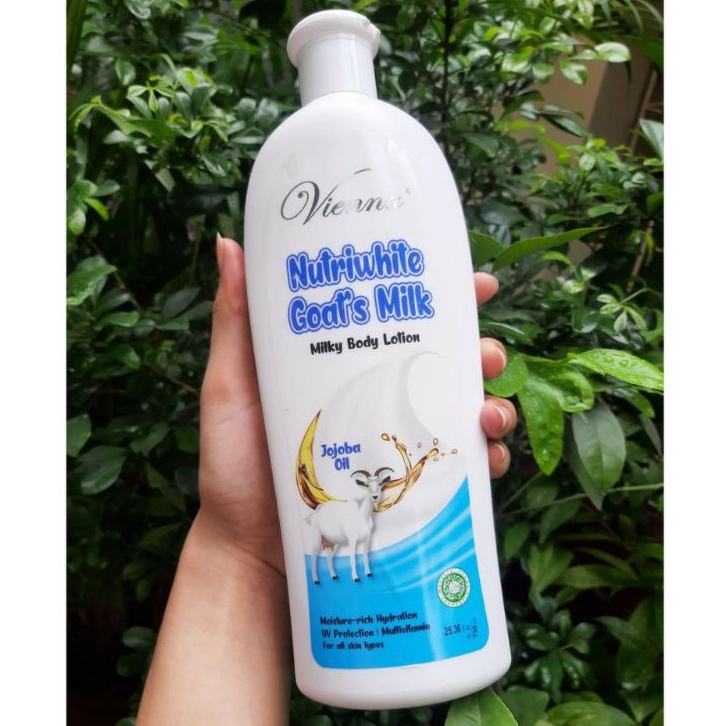Jual Vienna Milk Body Lotion Nutriwhite Goat's Milk 750ml Shopee