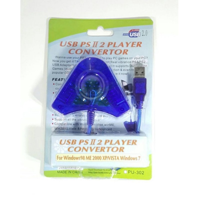 Jual converter stik ps2 to usb playstation player gamepad Shopee