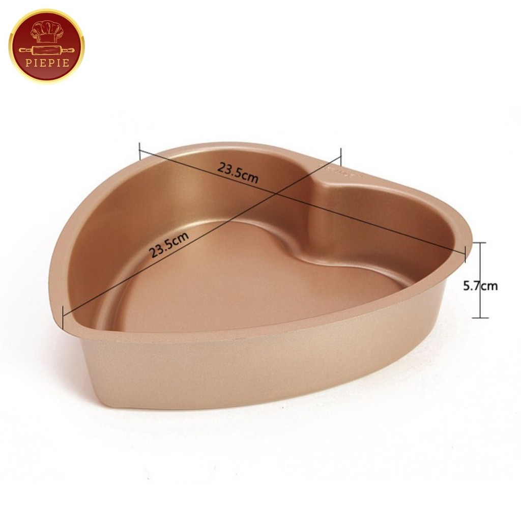 Jual Loyang Kue Bentuk Hati 20cm / cetakan kue valentine / Heart Shape Cake Pan Chefmade