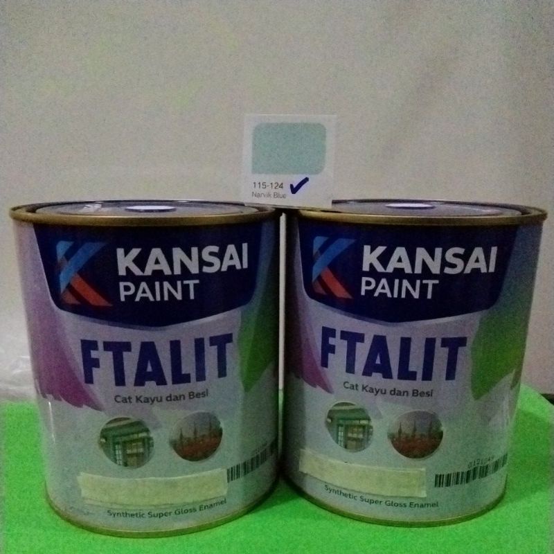 Jual Ftalit 124 Narvik Blue / Cat Kayu & Besi 1Lt Shopee Indonesia