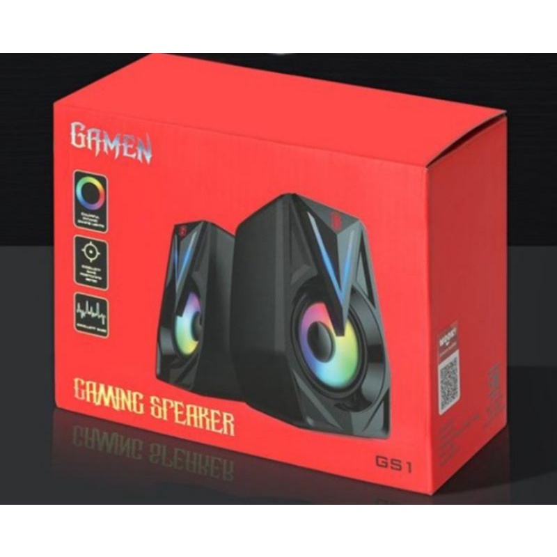 Jual SPEAKER LAPTOP SPEAKER KOMPUTER GAMEN GS1 SPEAKER GAMING RGB GAMEN