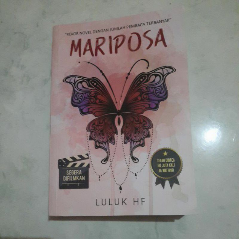 Jual Novel Mariposa Luluk HF (Preloved + ttd penulis) Shopee Indonesia
