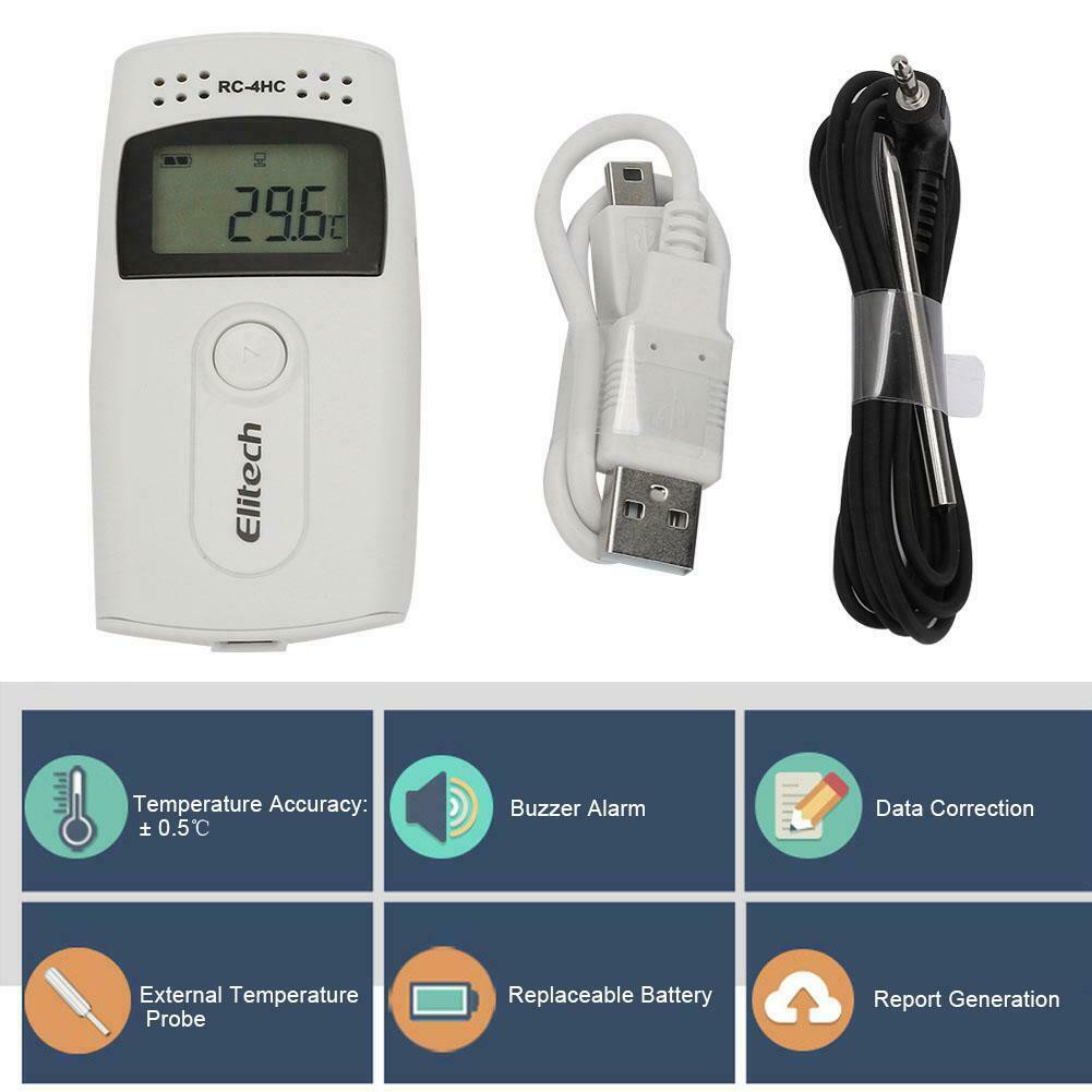 Jual Elitech RC4HC RC4HC USB Thermometer Digital Hygrometer