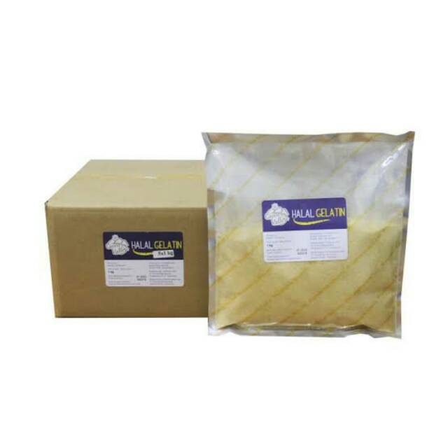 Jual gelatine halal/ halal gelatine green valey ukuran 100 gram