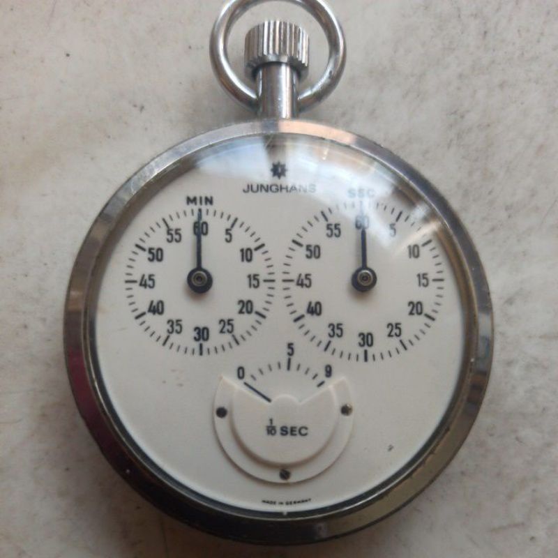 Jual vintage Stopwatch double jarum junghans made in Germany Shopee