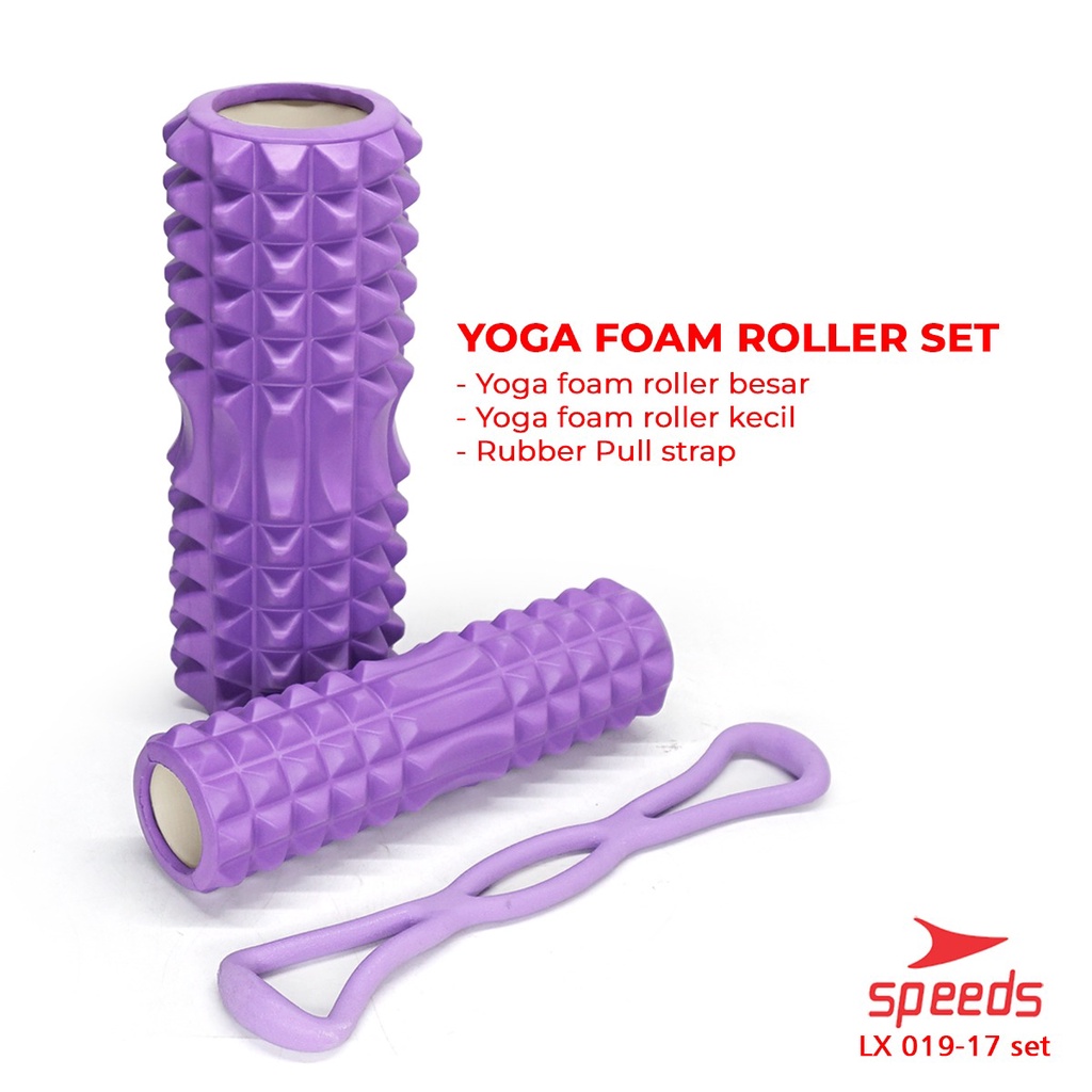 Jual SPEEDS Yoga Foam Roller Massage Roller Muscle Massage Yoga Gym