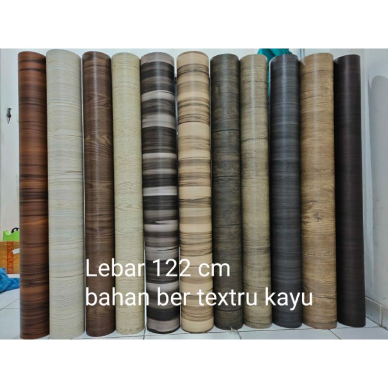 Jual wallpaper kayu/wall sticker kayu/sticker kayu /(BAHAN TEBAL)ASLI