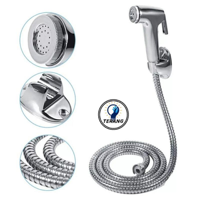 Jual Jet Shower Kloset Toilet Closet Wasser Cebok WC Semprotan Duduk Kamar Mandi Ringan Kamar