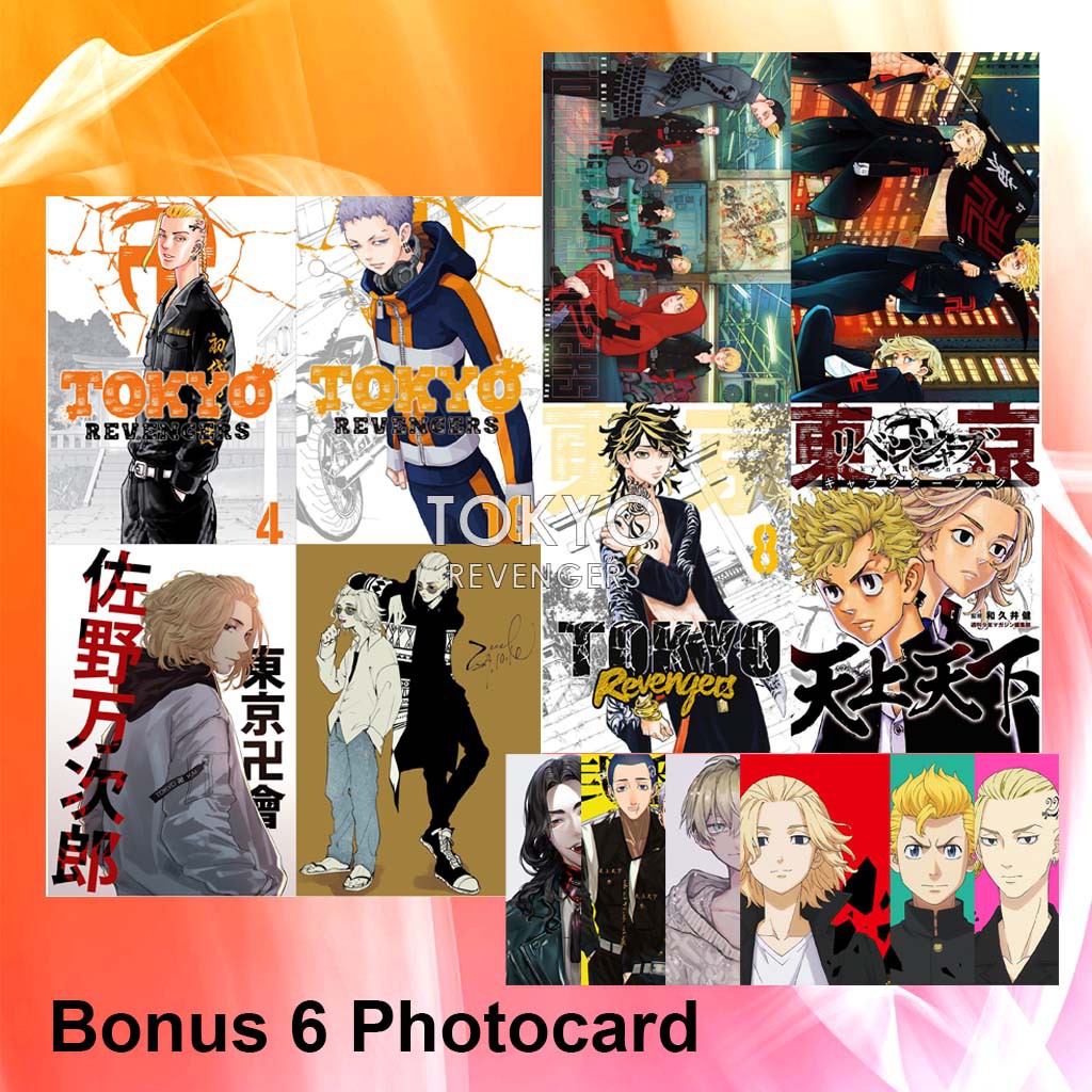 Jual Poster Anime Tokyo Revengers (8pcs) Bonus 6 photocard Shopee