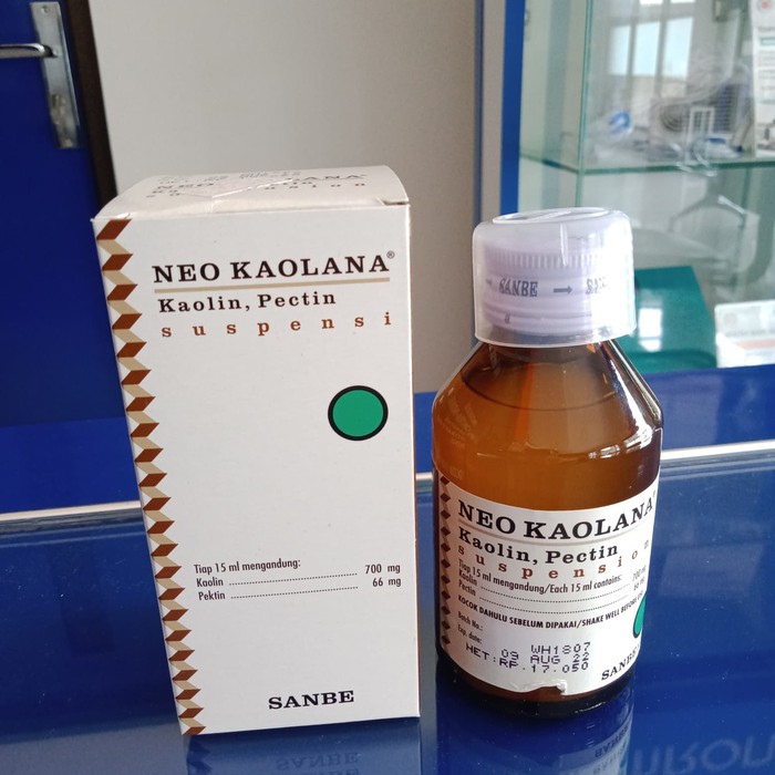 Jual NEO KAOLANA SUSPENSI 120ML KAOLIN PECTIN OBAT DIARE ANAK Shopee