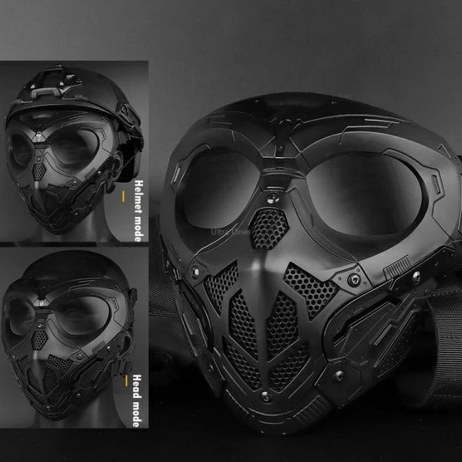 Jual 'TERLARIS' MASKER AIRSOFT LURKER TENGKORAK TACTICAL MASK FULL FACE