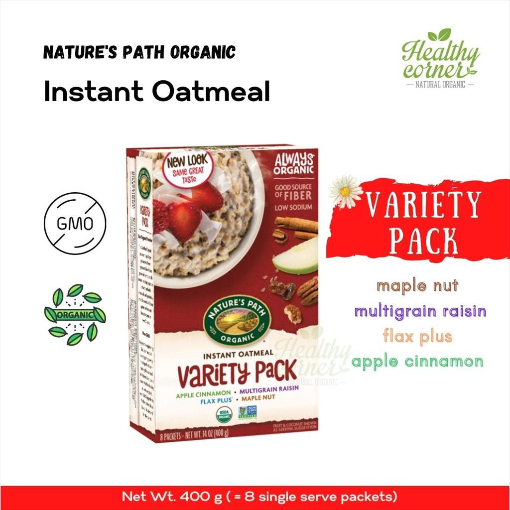 Jual Organic Instant Oatmeal 400g Variety Pack Nature's Path Oat