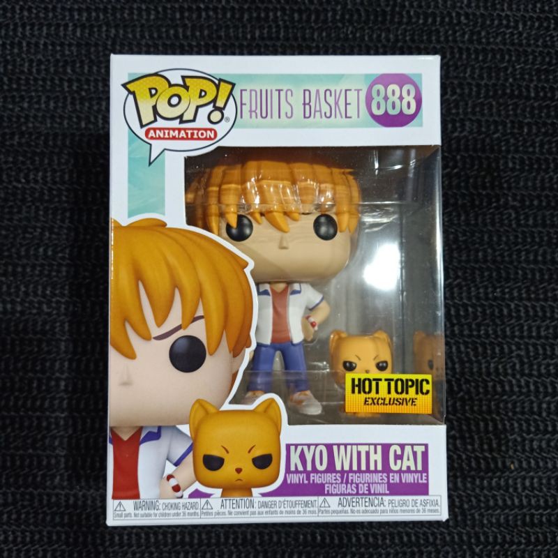 Jual Funko Pop! Fruits Basket Kyo With Cat 888 (Hot Topic Exclusive