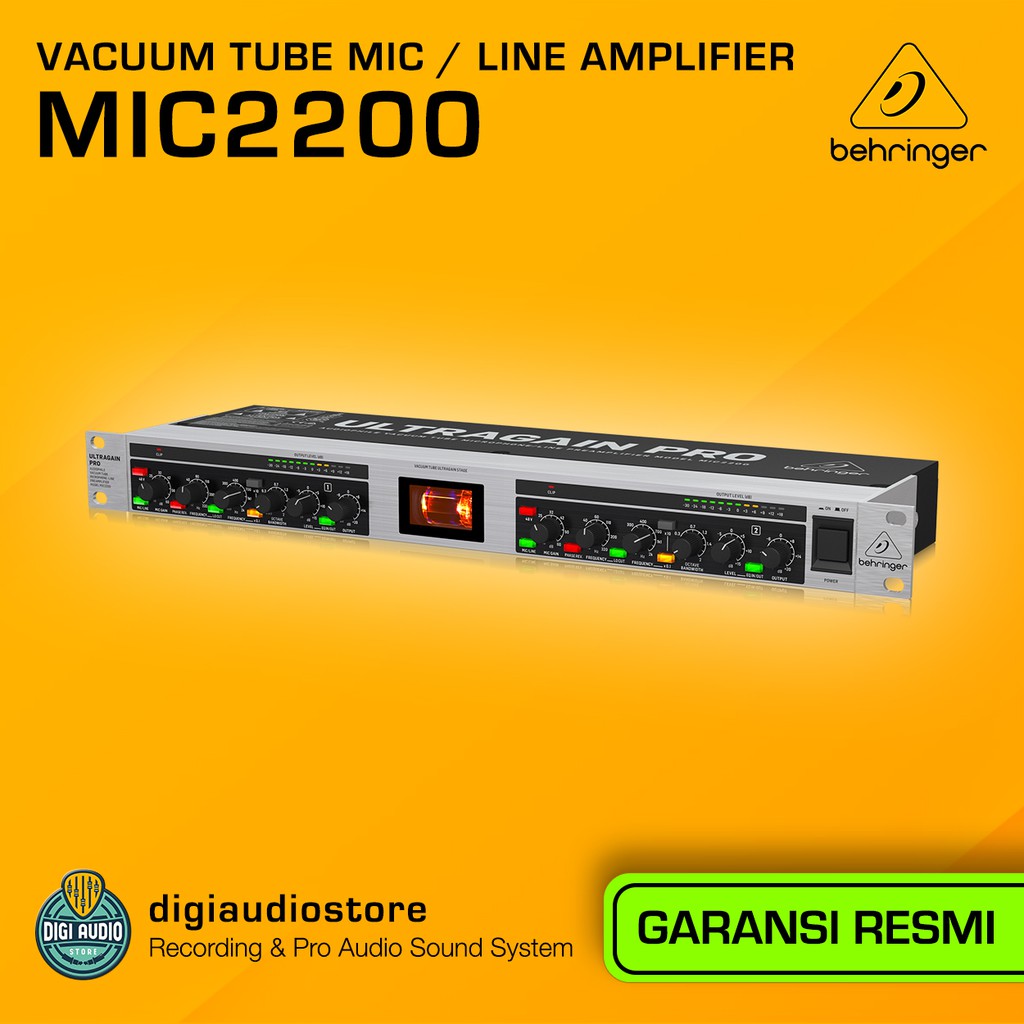 Jual Mic Preamp Behringer Ultragain MIC2200 Micophone Preamplifier with