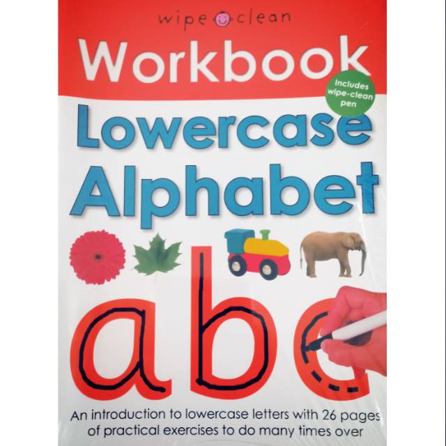 Jual Wipe clean workbook lowercase alphabet abc Shopee Indonesia