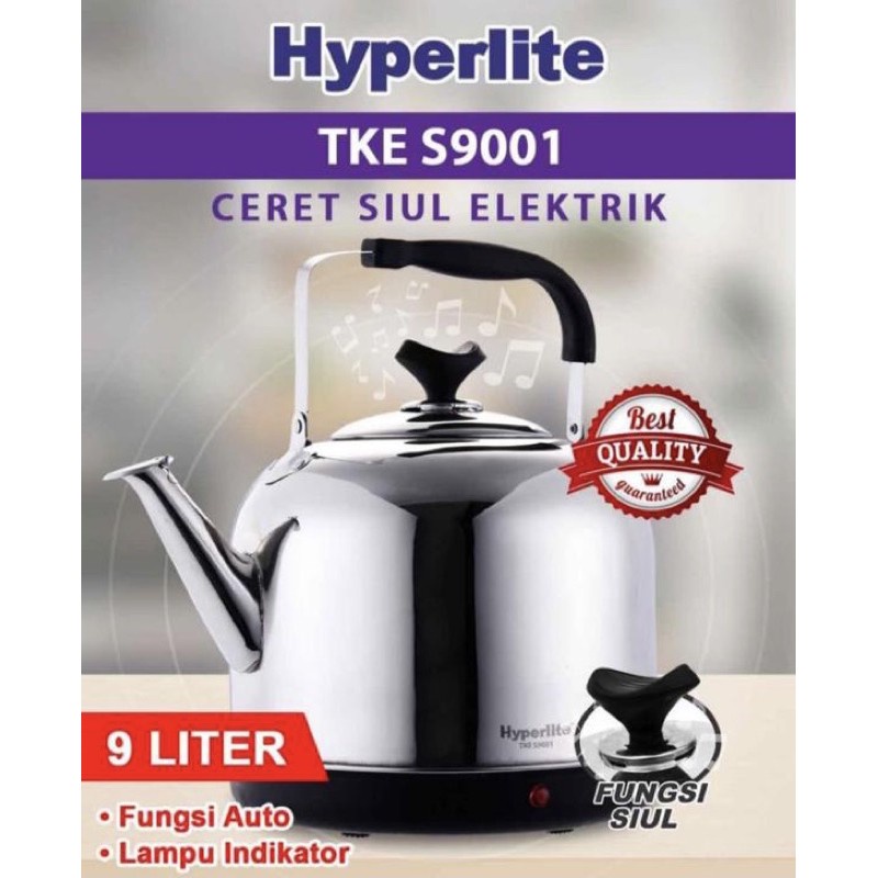 Jual HYPERLITE Whistling Electric Kettle 9 Liter Teko Siul Listrik TKE