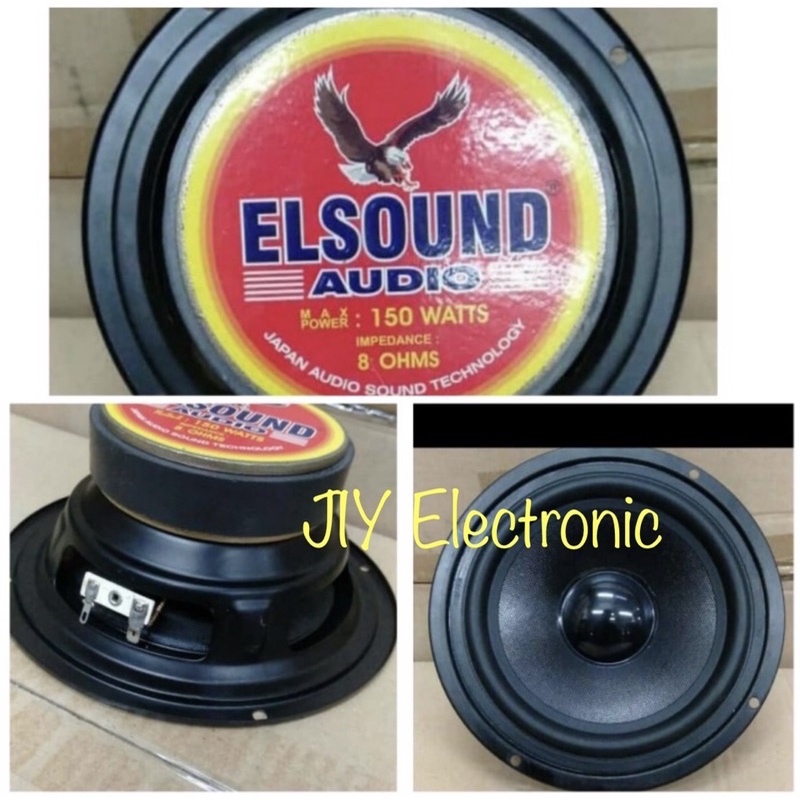 Jual Speaker 6 inch Elsound 100 Watt 8 Ohm | Shopee Indonesia