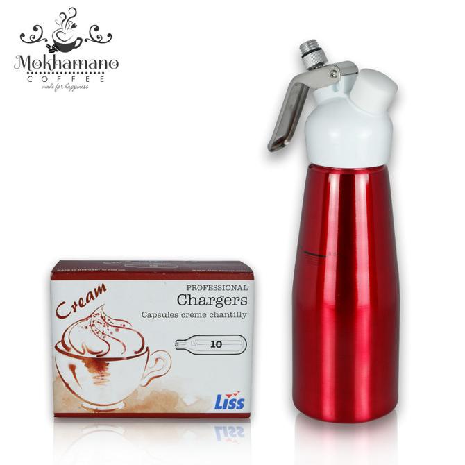 Jual Paketan Muranee Cream Whipper Dispenser / Nitro Whipped Foam 500