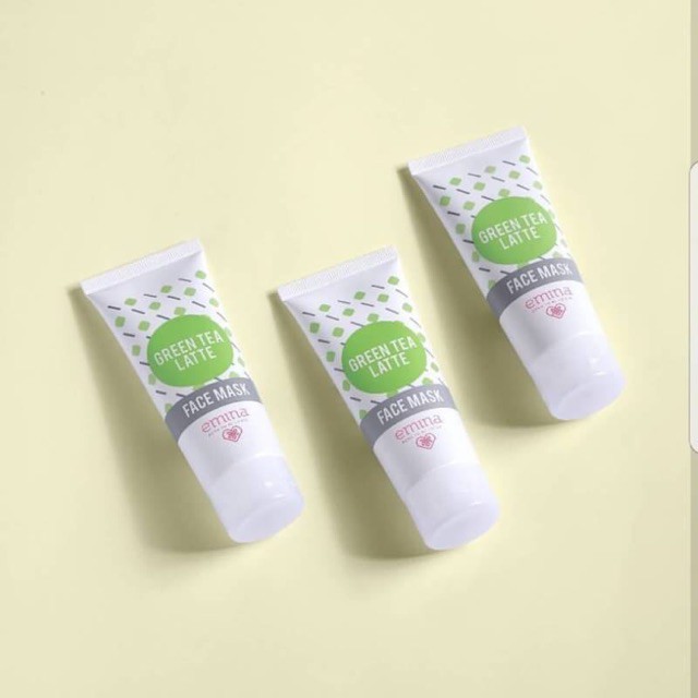 Jual Emina Masker Wajah Green Tea Latte Face Mask Shopee Indonesia
