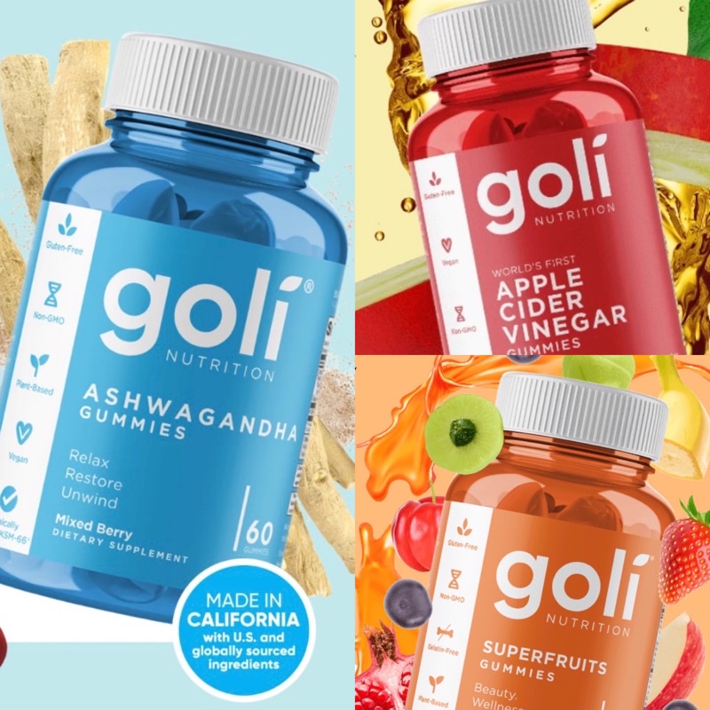 Jual GOLI Apple Cider Vinegar ACV Gummy / GOLI Ashwagandha Gummy / GOLI