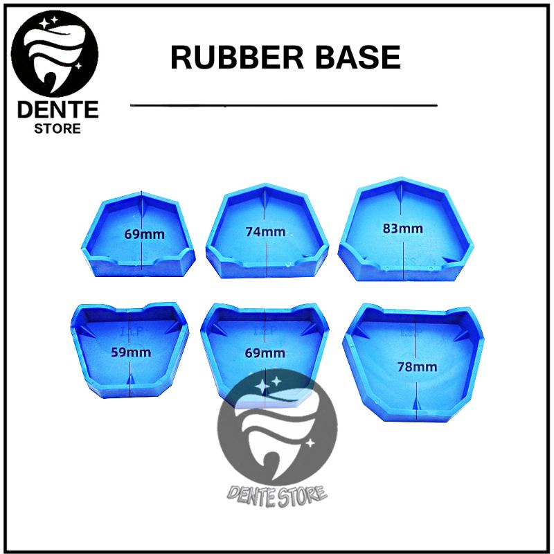 Jual DENTAL RUBBER BASE DENTAL GIGI BASIS SILIKON KARET ( MODEL ALAS