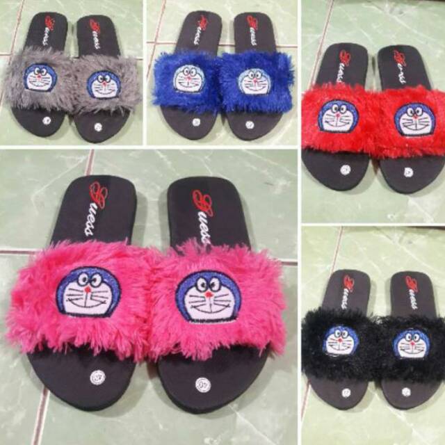 Jual Doraemon Sandal Karakter /Sandal Doraemon /Sandal Slop /Sandal