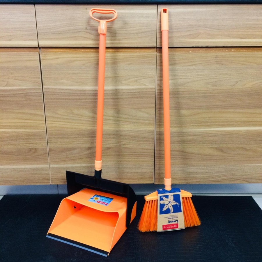 Jual Dustpan Set / Sapu +Pengki Vivian 130 Lionstar DP16 + bubble wrap