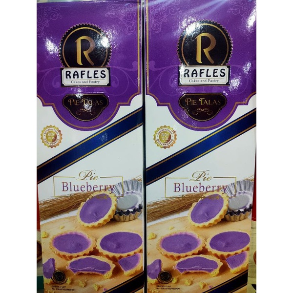 Jual Pie Talas Rafles Blueberry Oleh Oleh Khas Bogor Shopee Indonesia