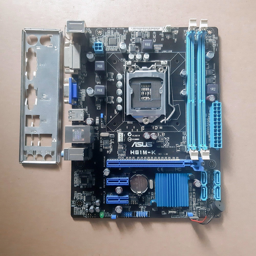 Jual Asus H61M K Motherboard Asus 1155 Ddr3 Shopee Indonesia