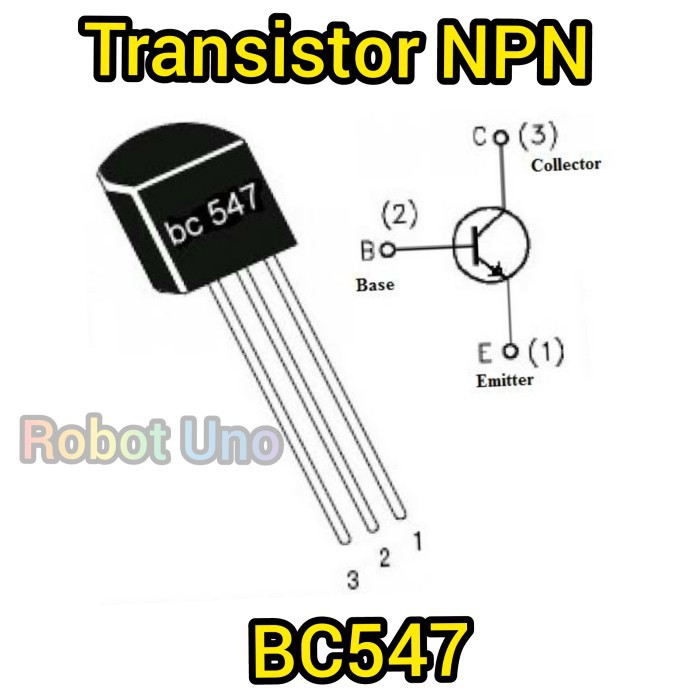 BC547 TRANSISTOR BASIC KNOWLEDGE PINOUT APPLICATION, 43 OFF