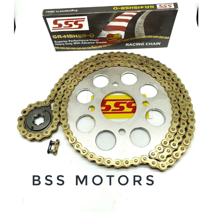 Jual Gir Set SSS Cbr New Cb150 R New Lubang Baut 6 Rantai SSS HSBT 428