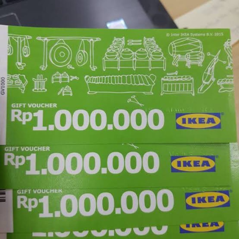 Jual voucher IKEA 1JUTA EXPIRED JULY 2022 (bisa dipakai di ikea mana
