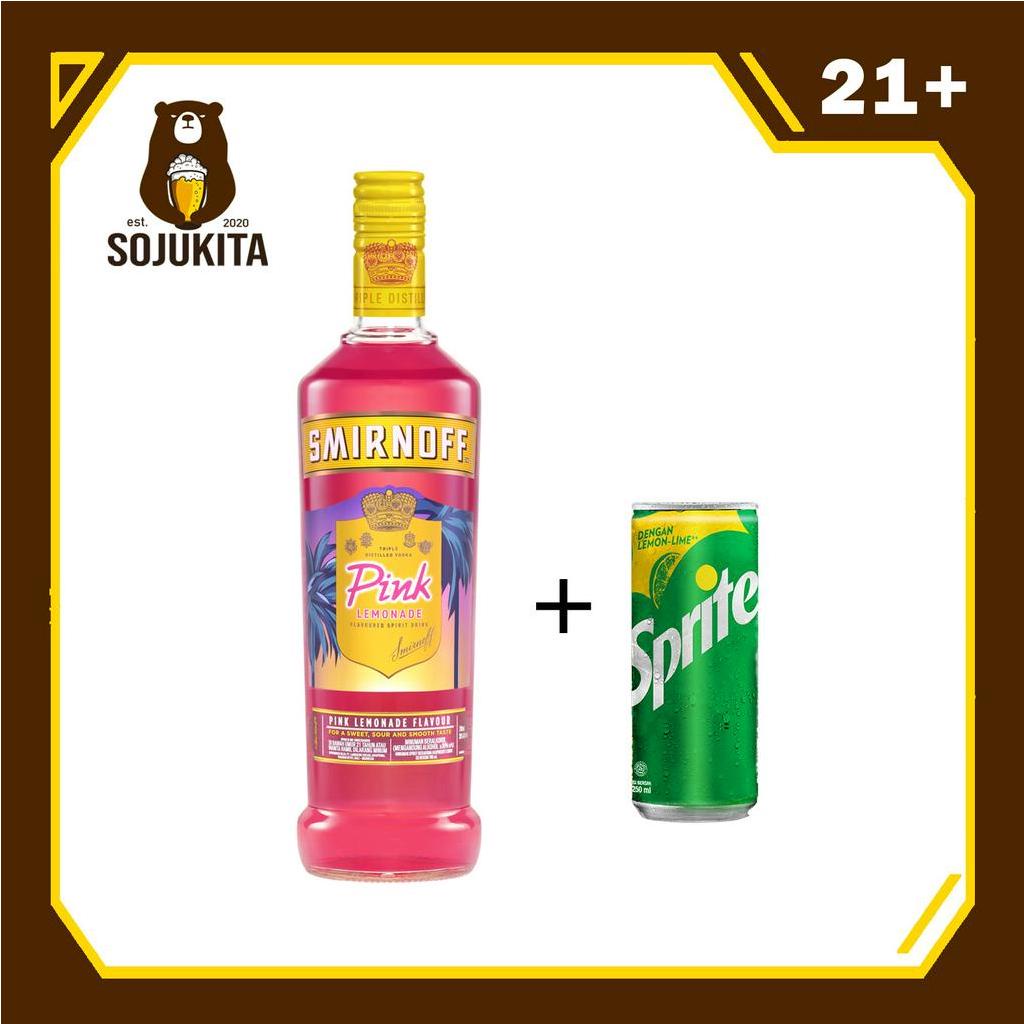 Jual Smirnoff Pink Lemonade 700ml + FREE MIXER Shopee Indonesia