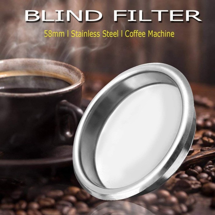 Jual Blind Filter Basket untuk Backflush Espresso Coffee Machine Porta